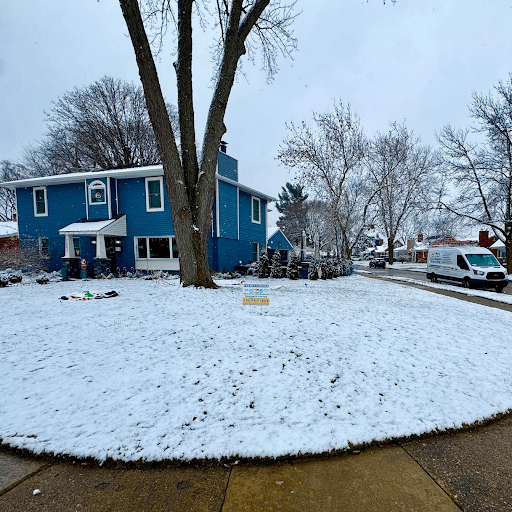 Yard sign on the property of a customer in Sterling Heights